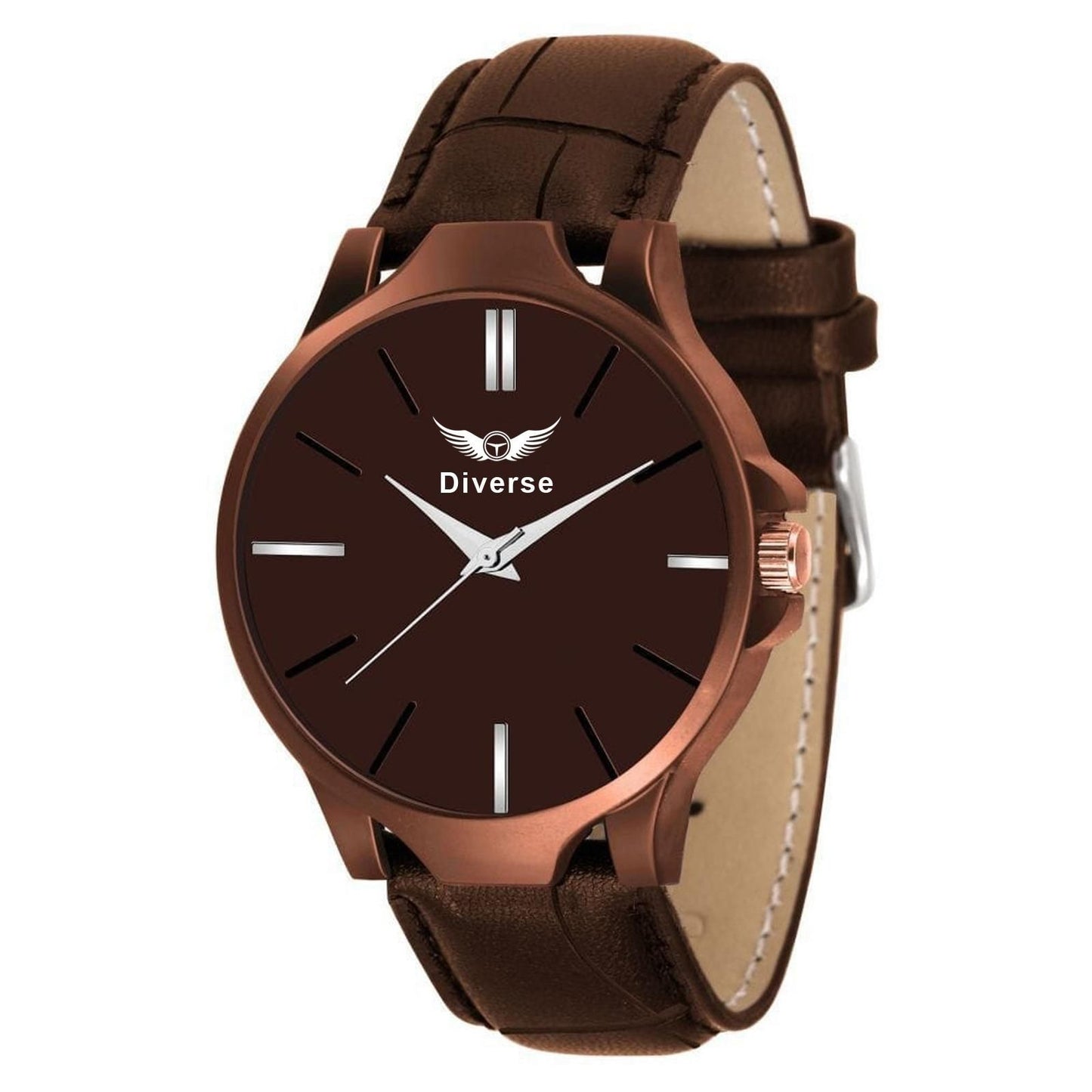 Timeless Classic: Men’s Analog Leather Watch