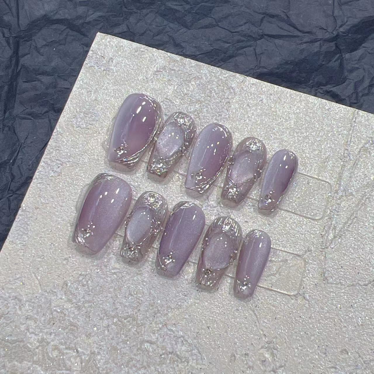Reusable Armor-Style Handmade Fake Nails