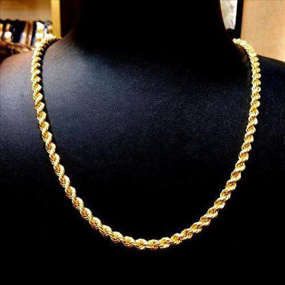 Aurora Shine: Trendy Brass Gold Plated Chain